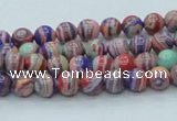 CTU239 16 inches 6mm round imitation turquoise beads wholesale