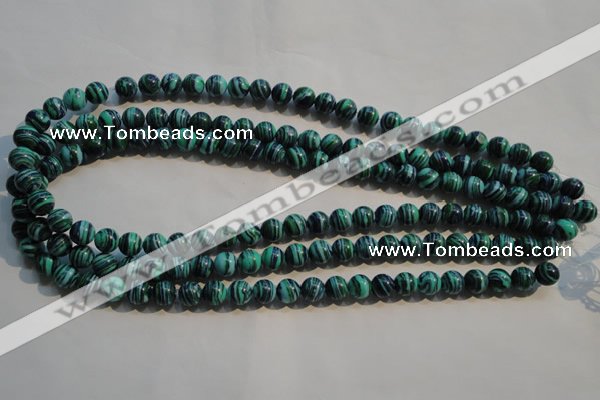 CTU2403 15.5 inches 6mm round synthetic turquoise beads