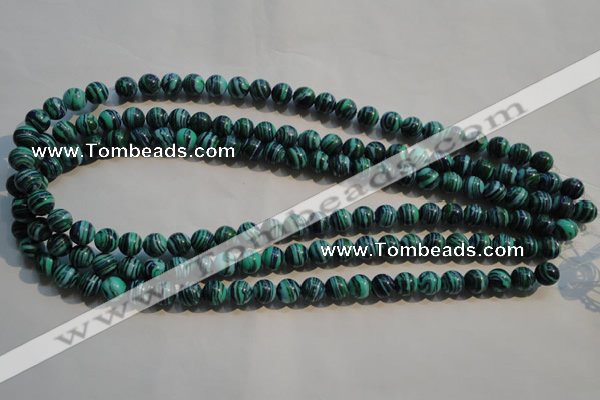 CTU2404 15.5 inches 8mm round synthetic turquoise beads