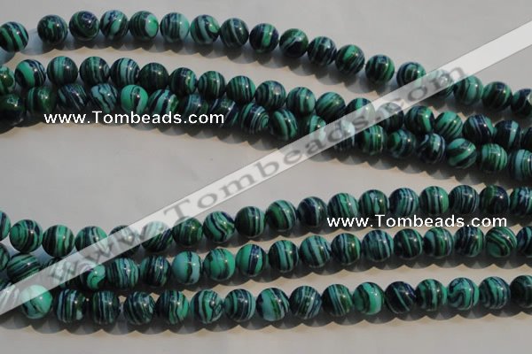 CTU2406 15.5 inches 12mm round synthetic turquoise beads
