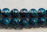 CTU2413 15.5 inches 10mm round synthetic turquoise beads