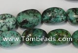 CTU2473 15.5 inches 13*18mm nuggets African turquoise beads wholesale