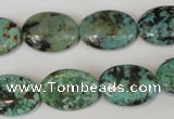 CTU2476 15.5 inches 13*18mm oval African turquoise beads wholesale