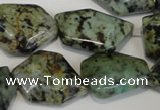 CTU2483 15.5 inches 12*18mm - 22*27mm freeform African turquoise beads