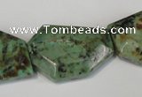 CTU2484 15.5 inches 20*28mm - 24*32mm freeform African turquoise beads