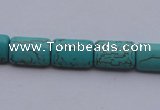 CTU25 15.5 inches 18*25mm rectangle blue turquoise beads Wholesale