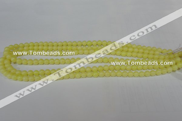 CTU2516 15.5 inches 6mm round synthetic turquoise beads