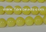 CTU2518 15.5 inches 10mm round synthetic turquoise beads