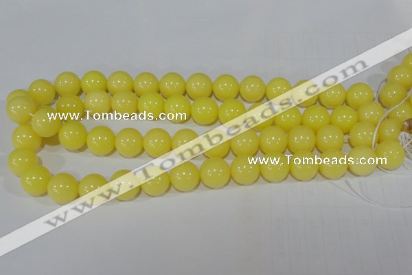 CTU2520 15.5 inches 14mm round synthetic turquoise beads