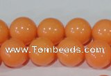 CTU2536 15.5 inches 14mm round synthetic turquoise beads
