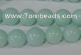 CTU2567 15.5 inches 12mm round synthetic turquoise beads