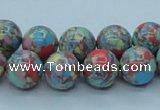 CTU261 16 inches 12mm round imitation turquoise beads wholesale