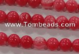 CTU2611 15.5 inches 6mm round synthetic turquoise beads