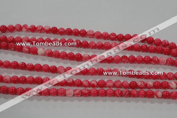 CTU2611 15.5 inches 6mm round synthetic turquoise beads