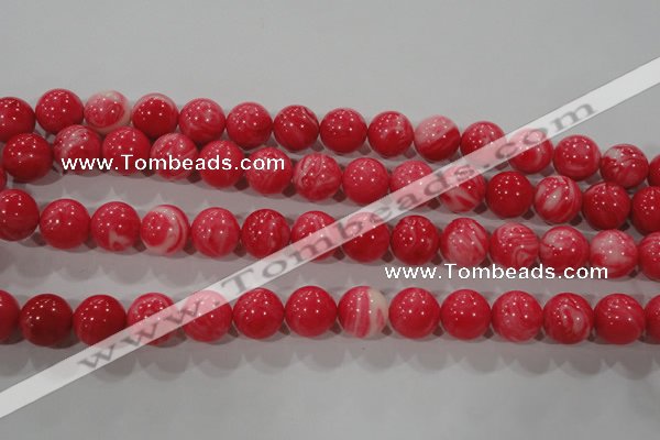 CTU2614 15.5 inches 12mm round synthetic turquoise beads