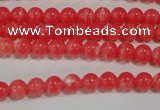 CTU2731 15.5 inches 6mm round synthetic turquoise beads