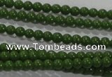 CTU2830 15.5 inches 2mm round synthetic turquoise beads