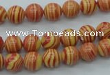 CTU286 16 inches 8mm round imitation turquoise beads wholesale