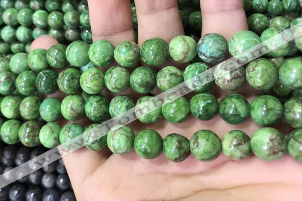 CTU3033 15.5 inches 10mm round South African turquoise beads