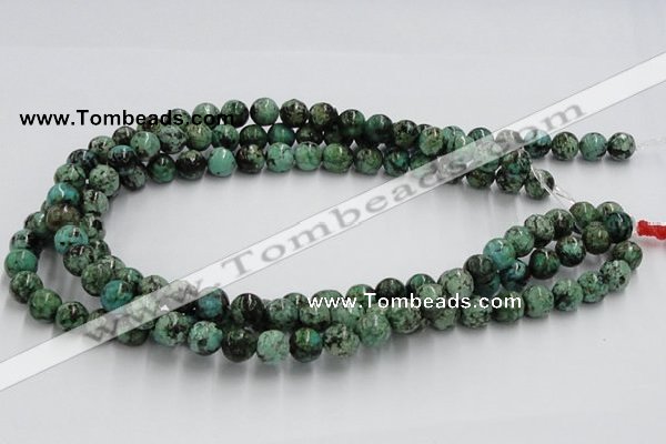 CTU402 15.5 inches 14mm round African turquoise beads wholesale