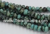 CTU405 15.5 inches 3*6mm rondelle African turquoise beads wholesale