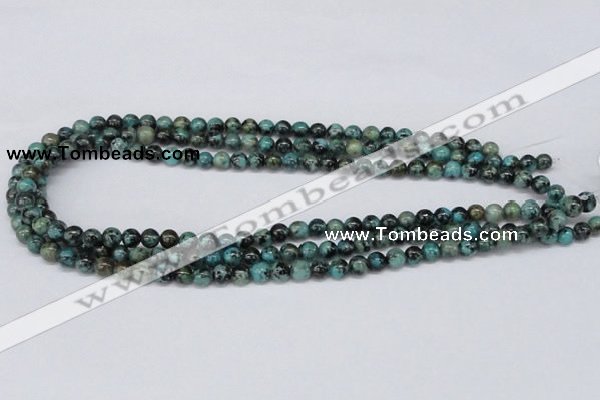 CTU426 15.5 inches 6mm round African turquoise beads wholesale