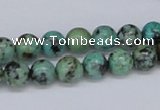 CTU427 15.5 inches 8mm round African turquoise beads wholesale