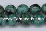 CTU430 15.5 inches 14mm round African turquoise beads wholesale