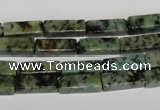 CTU487 15.5 inches 4*13mm cuboid African turquoise beads wholesale