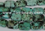 CTU495 15.5 inches 10*14mm rectangle African turquoise beads wholesale