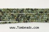 CTU510 15.5 inches 4mm round African turquoise beads wholesale