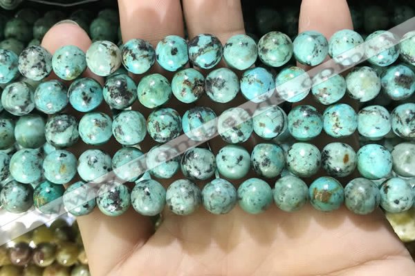 CTU572 15.5 inches 8mm round african turquoise beads wholesale