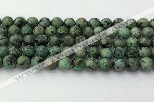 CTU577 15.5 inches 8mm round african turquoise beads wholesale