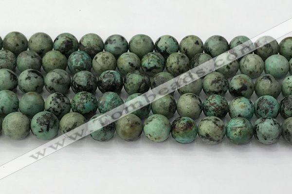 CTU578 15.5 inches 10mm round african turquoise beads wholesale