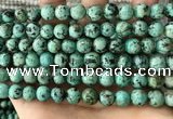 CTU582 15.5 inches 8mm round natural african turquoise beads