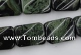 CTW381 15.5 inches 15*20mm twisted rectangle kambaba jasper beads
