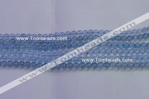 CTZ02 15.5 inches 6mm round natural topaz gemstone beads