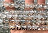 CTZ28 15 inches 9mm round topaz quartz beads wholesale