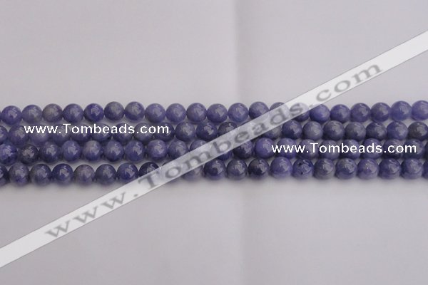 CTZ503 15.5 inches 8mm round natural tanzanite gemstone beads