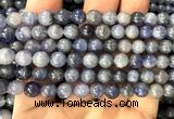 CTZ533 15 inches 8mm round tanzanite beads wholesale