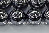 CTZ606 15.5 inches 16mm round terahertz beads wholesale