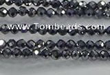 CTZ608 15.5 inches 2mm faceted round terahertz beads wholesale