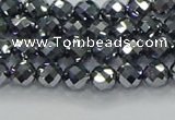 CTZ610 15.5 inches 4mm faceted round terahertz beads wholesale