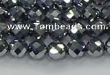 CTZ611 15.5 inches 6mm faceted round terahertz beads wholesale