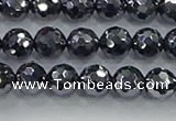 CTZ621 15.5 inches 6mm faceted round terahertz beads wholesale