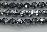 CTZ630 15.5 inches 4mm faceted nuggets terahertz beads wholesale