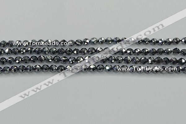 CTZ630 15.5 inches 4mm faceted nuggets terahertz beads wholesale