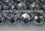 CTZ633 15.5 inches 10mm faceted nuggets terahertz beads wholesale