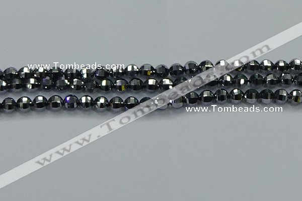 CTZ641 15.5 inches 6mm faceted round terahertz beads wholesale