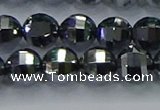 CTZ642 15.5 inches 8mm faceted round terahertz beads wholesale